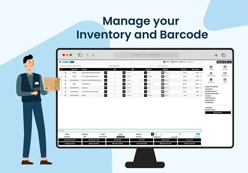 Manage your Inventory and Barcodes