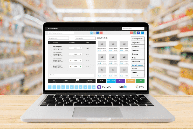 Billing Software for Supermarket and Grocery Stores