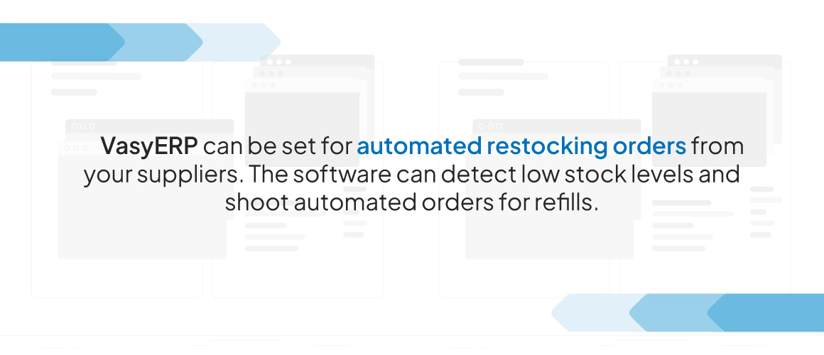 automated restocking orders